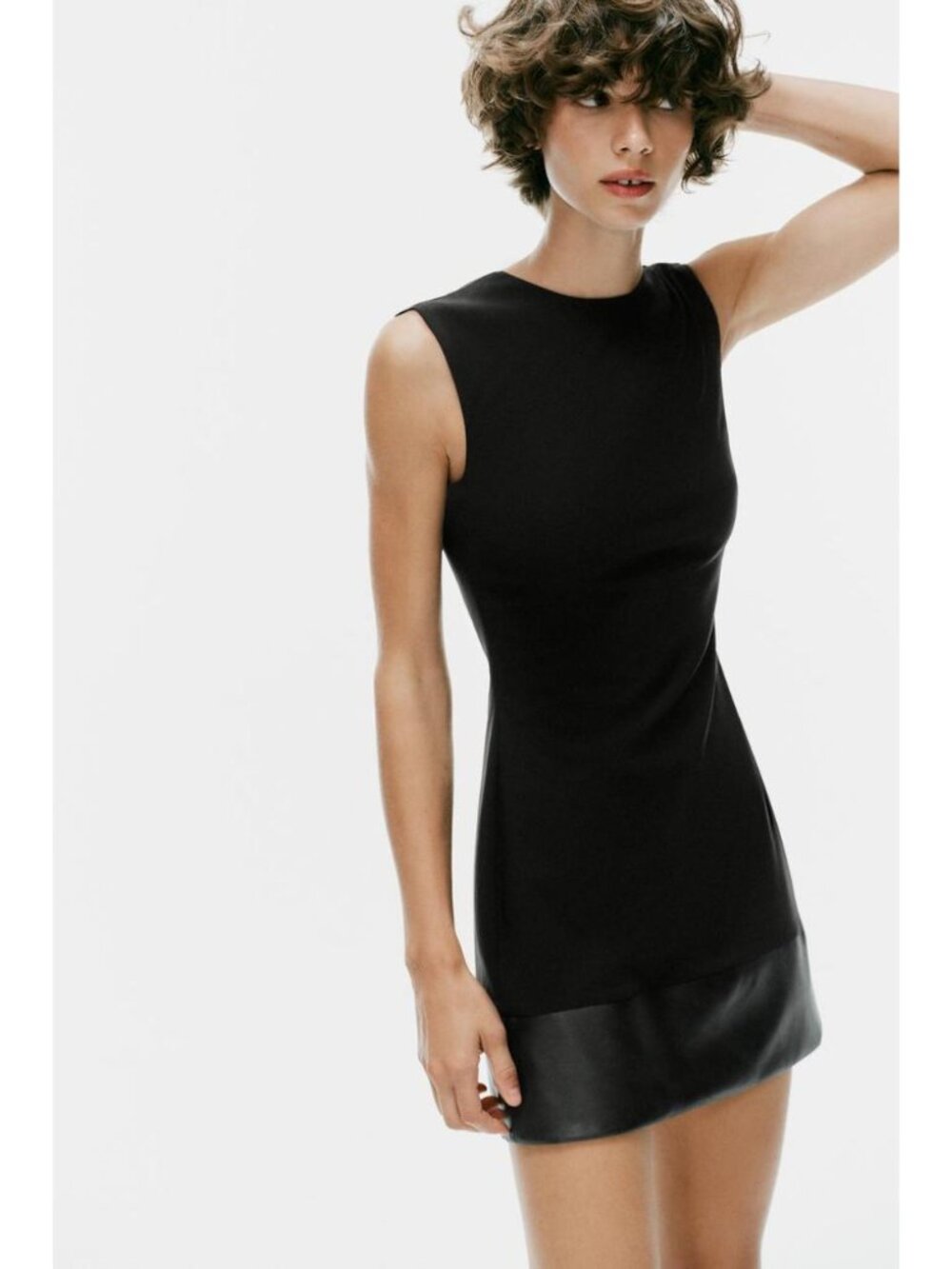ZARA CONTRAST MINI DRESS 4764/202/800
